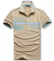 t-shirt hommes polo ralph lauren sport cotton 2013 high collar polo pony brown